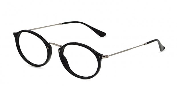 Ray Ban 2547V Black Silver Prescription Eyeglasses