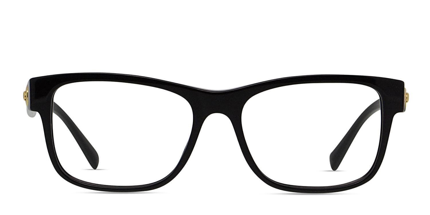 Versace VE3266 Shiny Black glasses - Shiny Black - Frontal View