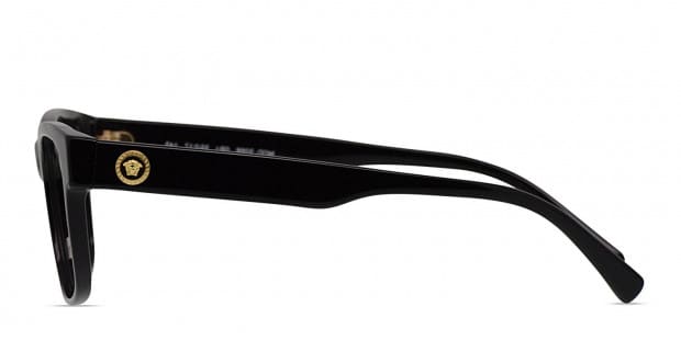 Versace VE3266 Shiny Black Eyeglasses Includes FREE Rx Lenses