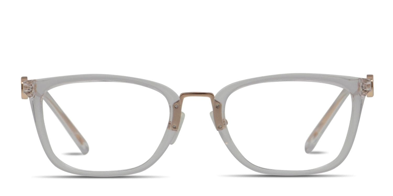 Michael Kors MK4054 Captiva Clear/Gold Eyeglasses | Includes