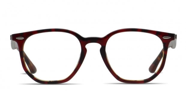 Ray Ban RX7151 Red Tortoise Prescription Eyeglasses