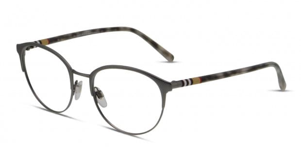 Burberry BE1318 Gunmetal Gray Prescription Eyeglasses