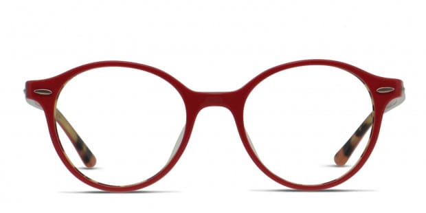 Ray-Ban 7118F Red/Olive/Tortoise Prescription Eyeglasses