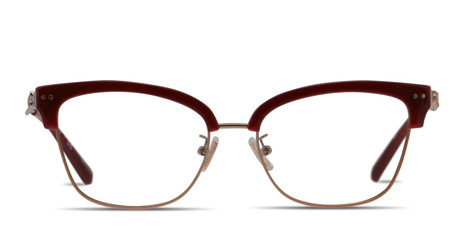 Coach HC5104B Red/Rose Gold glasses - Red / Rose Gold - Frontal View