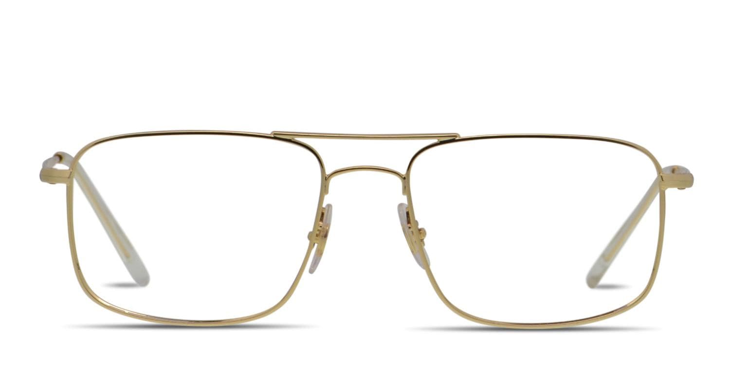 Ray-Ban RX6434 Gold Prescription Eyeglasses