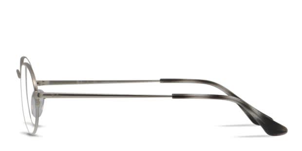 Ray-Ban 6547 Oval Gaze Silver Prescription Glasses
