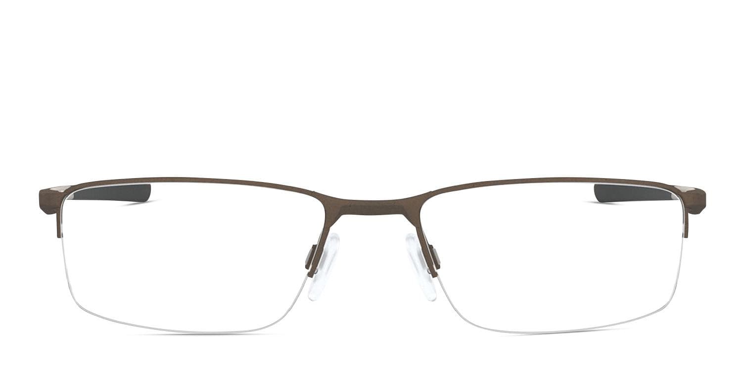 Oakley Socket 5.5 Brown Eyeglasses | Includes FREE Rx Lenses