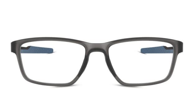 Oakley OX8153 Metalink Gray/Blue Eyeglasses | Includes FREE Rx Lenses