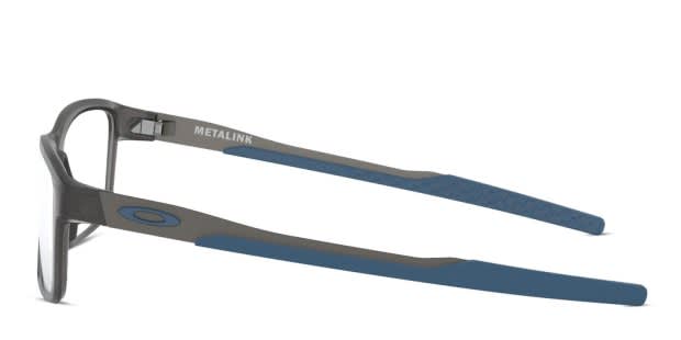 Oakley OX8153 Metalink Gray/Blue Eyeglasses | Includes FREE Rx Lenses