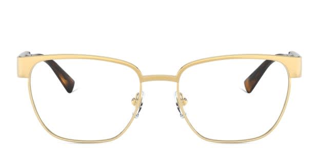 Versace VE1264 Gold/Tortoise Eyeglasses | Includes FREE Rx Lenses