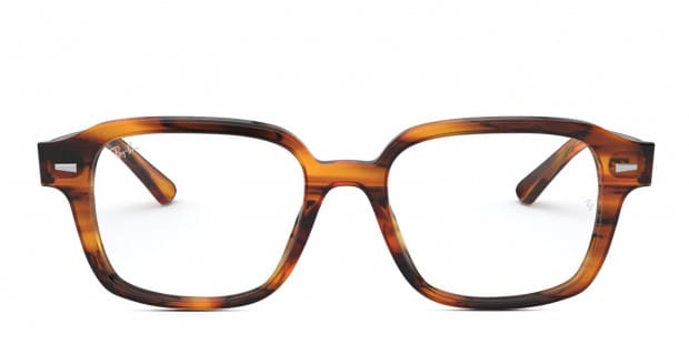 Ray-Ban 5382 Tucson Tortoise/Red/Pattern Prescription Eyeglasses