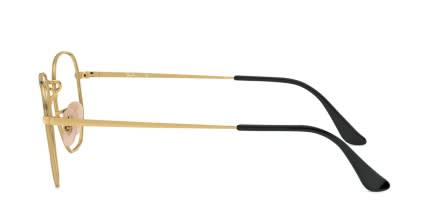 Ray-Ban RX6448 Black/Gold glasses - Black / Gold - Side View