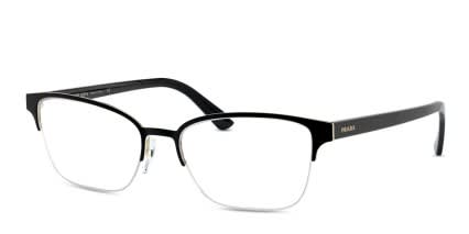 Prada PR 61XV Millennials Black/Gold glasses - Black / Gold - Angle View