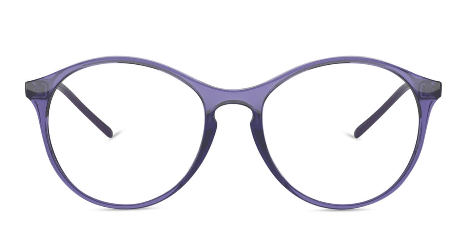 Ray-Ban 5371 Clear Purple Eyeglasses | Includes FREE Rx Lenses
