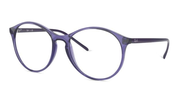 Ray-Ban 5371 Clear Purple Eyeglasses | Includes FREE Rx Lenses
