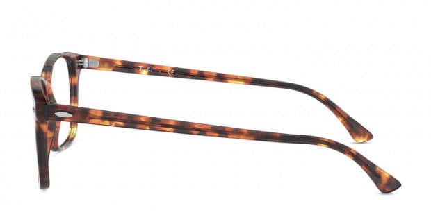 Ray Ban 7119 Tortoise Yellow Prescription Eyeglasses