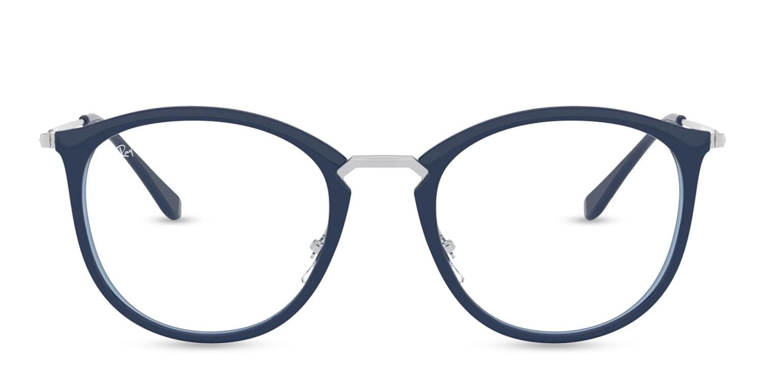 Ray-Ban RX7140 Blue/Silver Prescription Eyeglasses