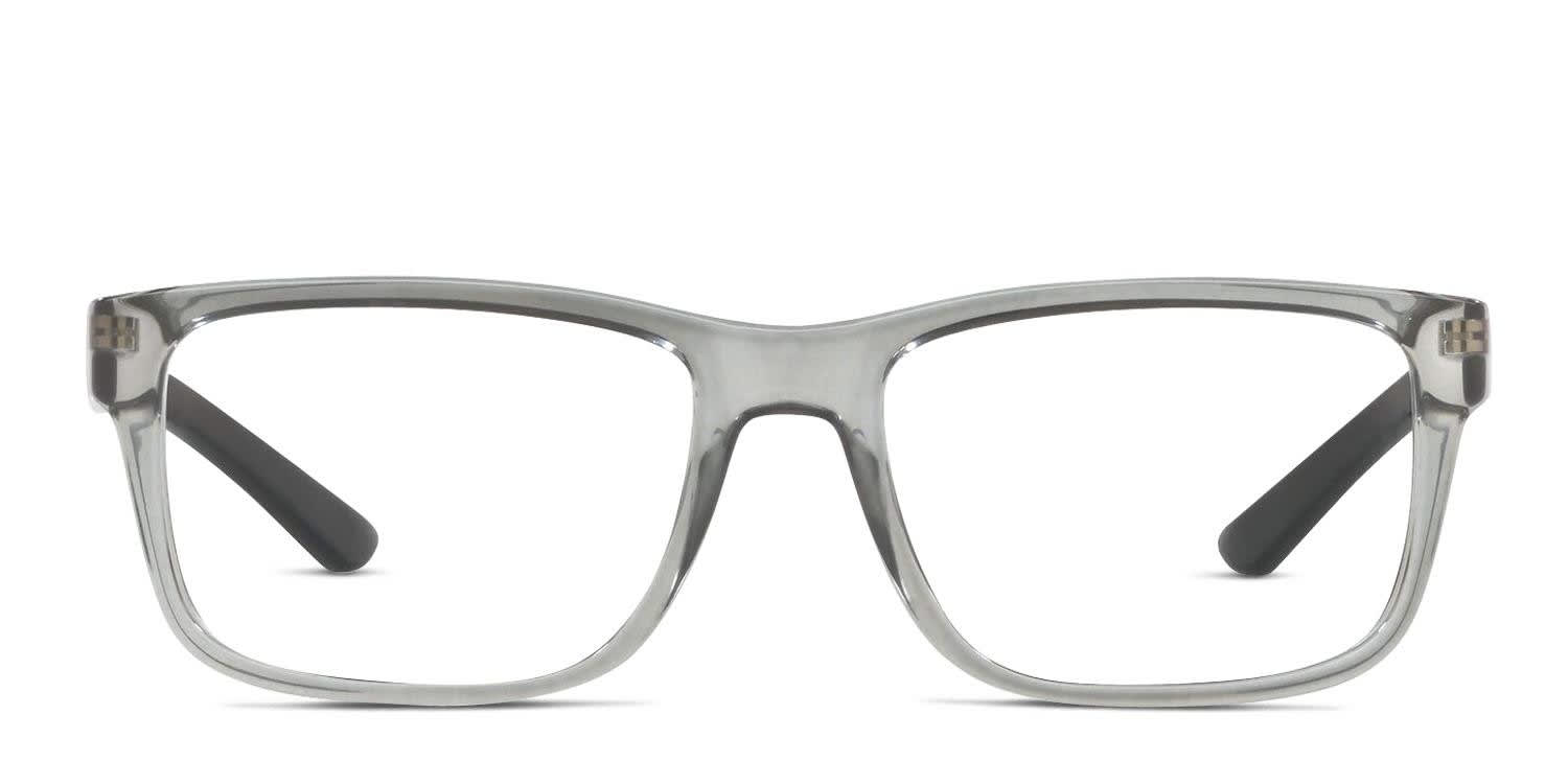 Armani Exchange AX3016 Clear Gray/Black Eyeglasses | Includes FREE