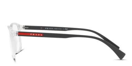 Prada Linea Rossa PS 04IV Clear/Black glasses - Clear / Black - Side View