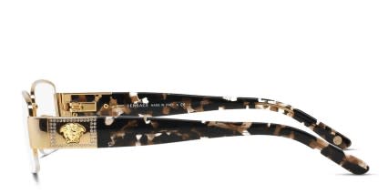 Versace VE1175B Gold, Tortoise glasses - Tortoise / Gold - Side View
