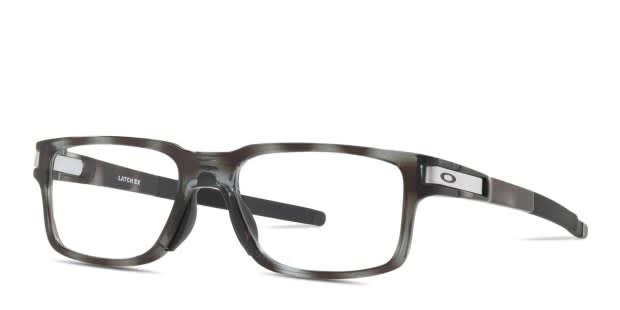 L Oakley Latch EX Gray/Tortoise Eyeglasses | Includes FREE Rx Lenses