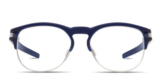 Oakley Latch Key RX Blue Silver Prescription Eyeglasses