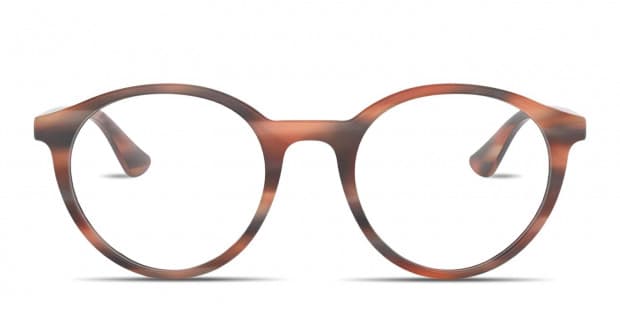 Ray Ban 5361 Brown Pattern Pink Prescription Eyeglasses