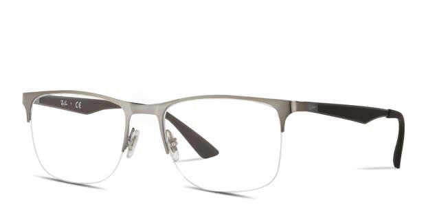 Ray-Ban 6362 Gunmetal/Black Eyeglasses | Includes FREE Rx Lenses