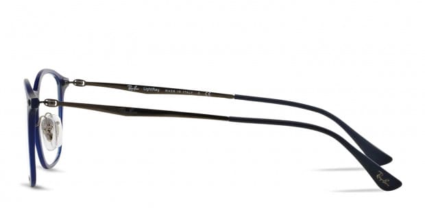 Ray Ban 7051 Blue Gunmetal Prescription Eyeglasses