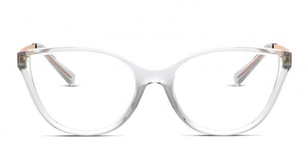 Michael kors clear and rose gold glasses hotsell