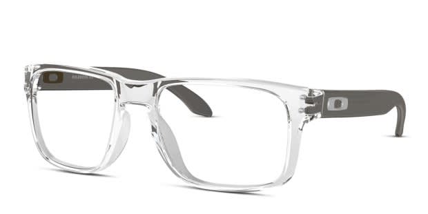 Oakley OX8156 Holbrook RX Clear/Gray Eyeglasses | Includes FREE Rx