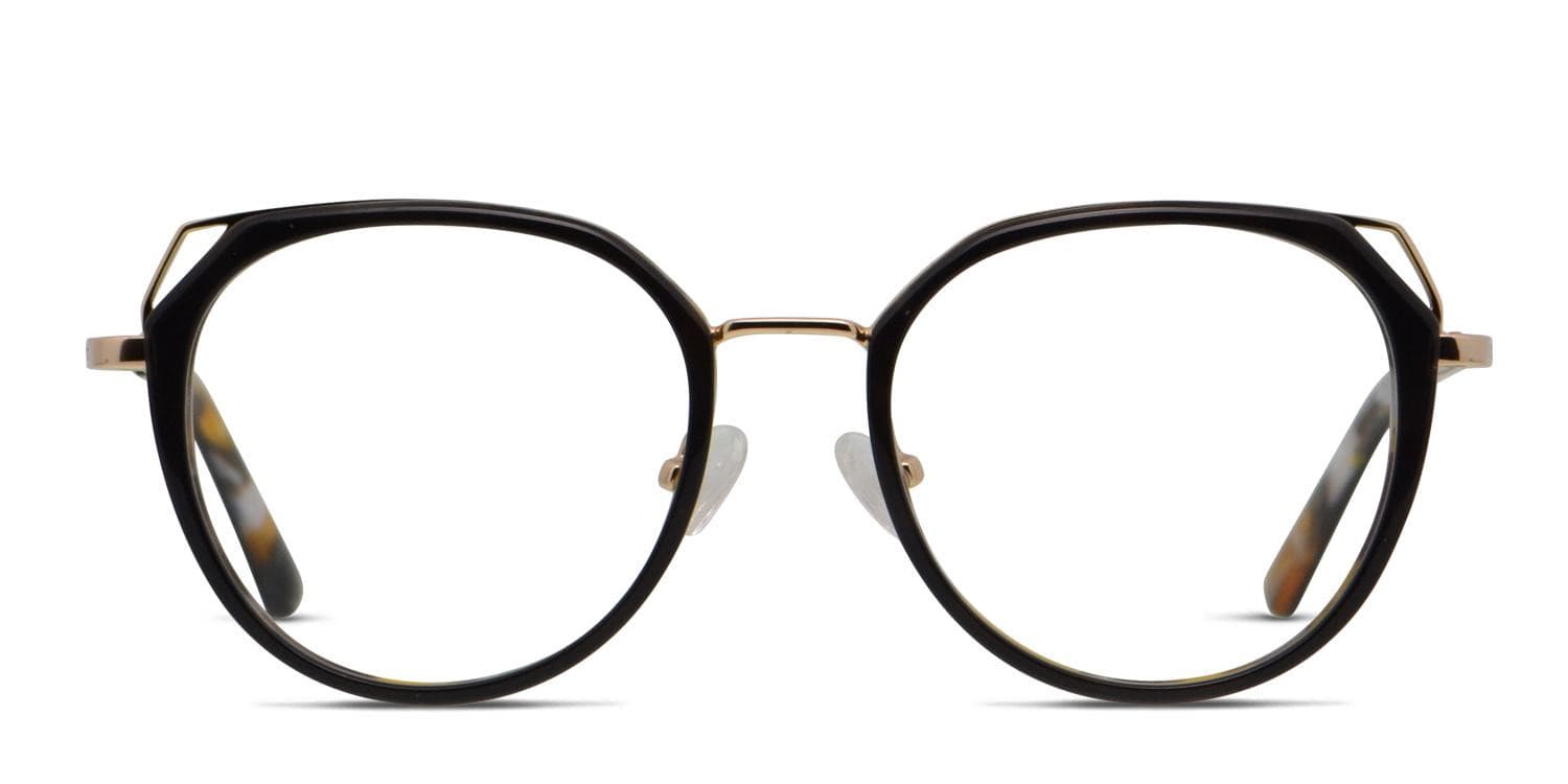 Champion Coco Black/Gold/Multicolor glasses - Black / Multicolor / Gold - Frontal View