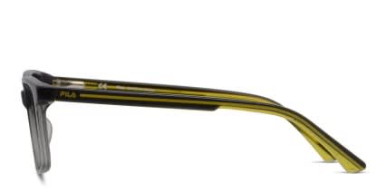 FILA VF9321 Gray, Clear, Yellow glasses - Gray / Clear / Yellow - Side View