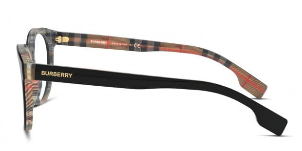 Burberry BE2315 Black Netural Multicolor Eyeglasses Includes