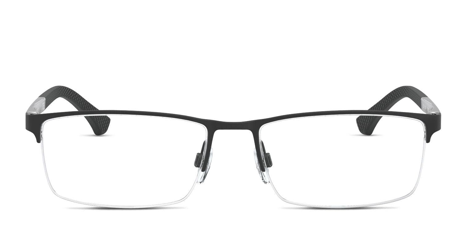 Emporio Armani EA1041 Matte Black glasses - Matte Black - Frontal View