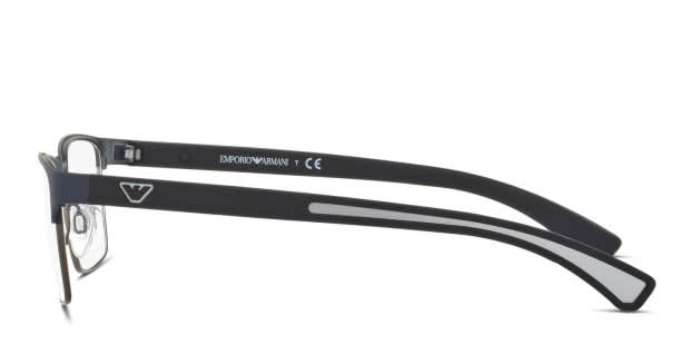 Emporio Armani EA1052 Blue/Gunmetal/Black Eyeglasses | Includes