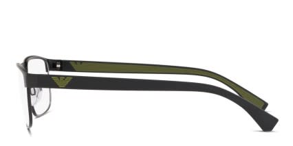 Emporio Armani EA1086 Black, Green glasses - Black / Green - Side View