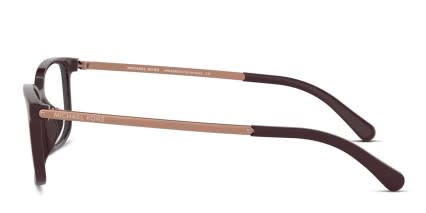 Michael Kors MK4060U Telluride Red/Rose Gold glasses - Purple - Side View