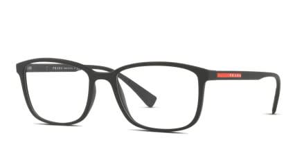 Prada Linea Rossa PS 04IV Black glasses - Black - Angle View