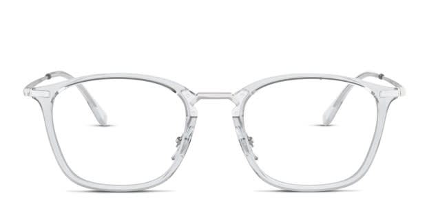 Ray-Ban 7164 Clear/Silver Prescription Eyeglasses