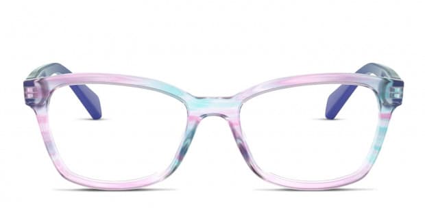 RY1591 Kids Multicolor/Clear/Purple Prescription Eyeglasses