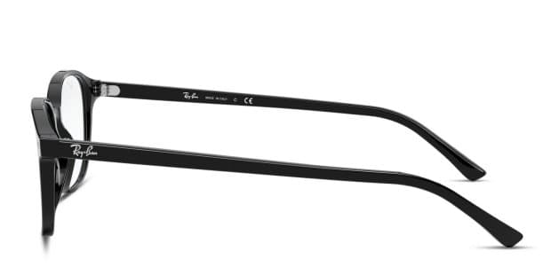 Ray-Ban RX5393 Leonard Shiny Black Eyeglasses | Includes FREE Rx