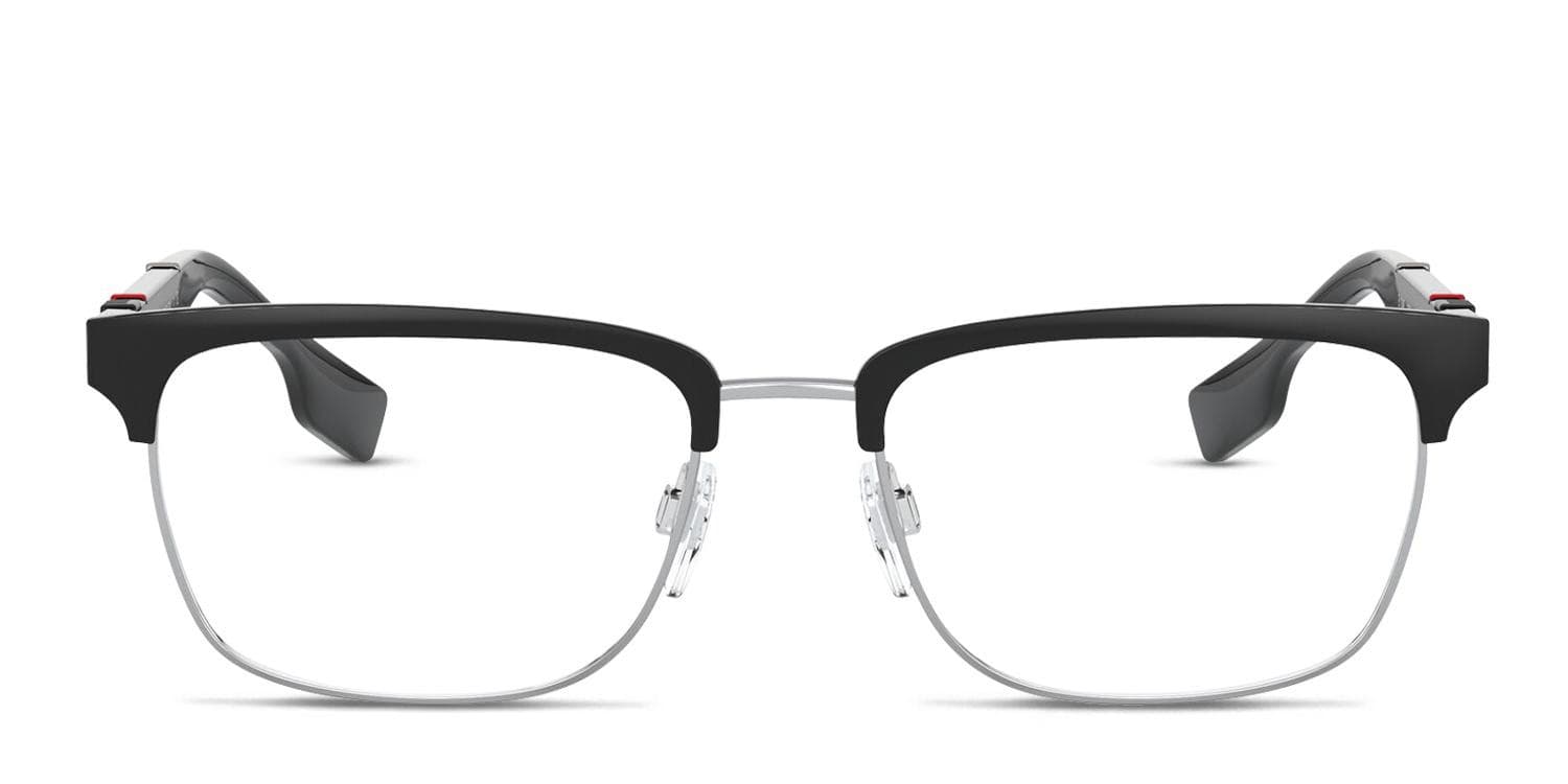 Amazon.com: BURBERRY Eyeglasses BE 1348 1306 Alba Silver