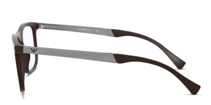 Emporio Armani EA3170 Brown, Gunmetal glasses - Brown / Gunmetal - Side View