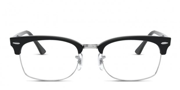 Ray-Ban RX3916V Shiny Black/Silver Eyeglasses | Includes FREE Rx