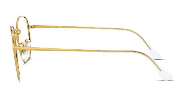 Ray-Ban 6448 Gold/Clear Eyeglasses | Includes FREE Rx Lenses