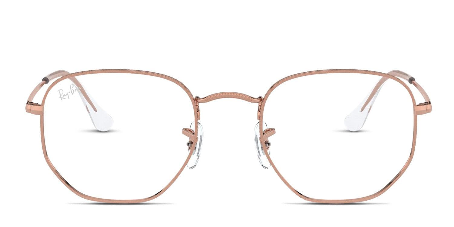 Ray-Ban RX6448 Rose Gold Prescription Glasses