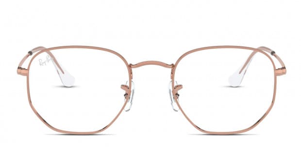 Ray ban hexagonal rose gold hotsell