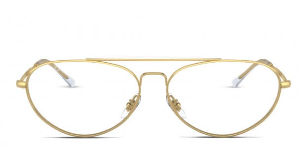Ray Ban Rx6454 Gold Prescription Glasses
