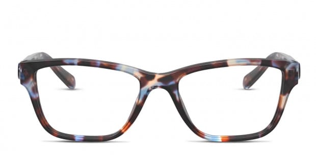 Coach blue discount tortoise shell glasses